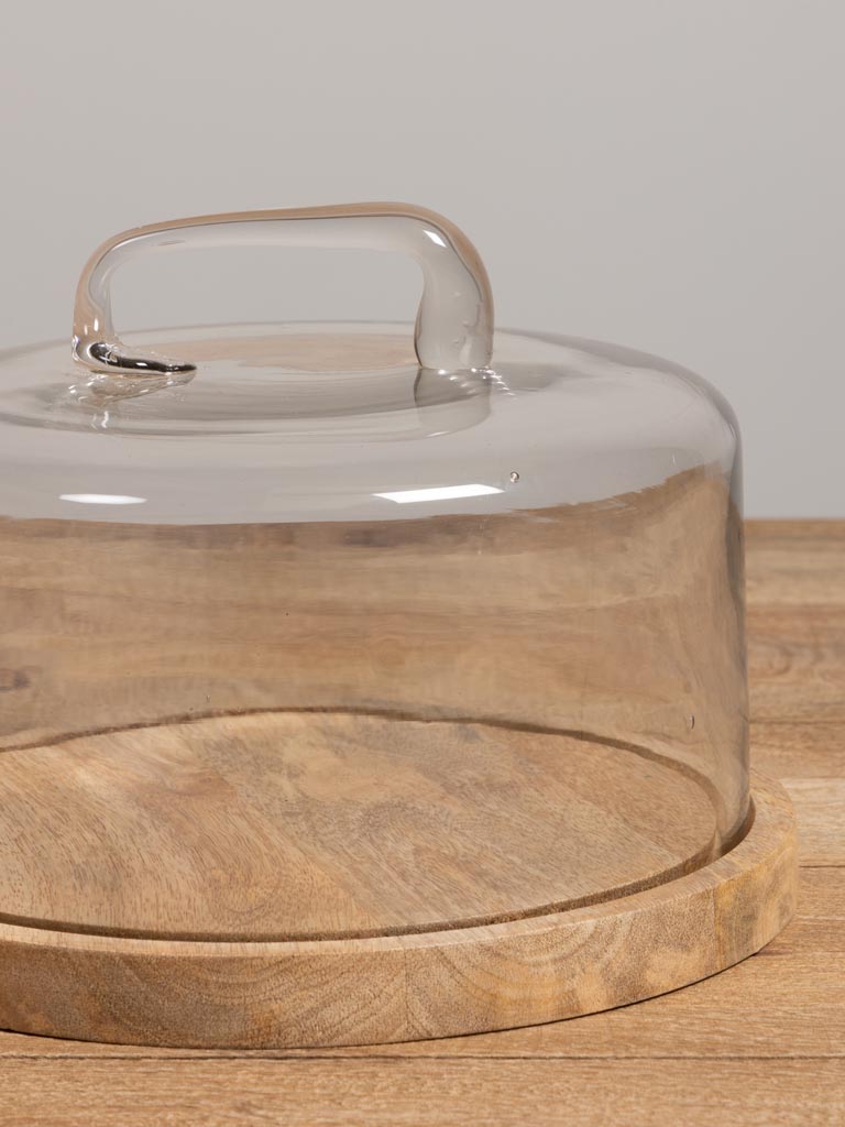 Round tray with glass cover Artisan - 3