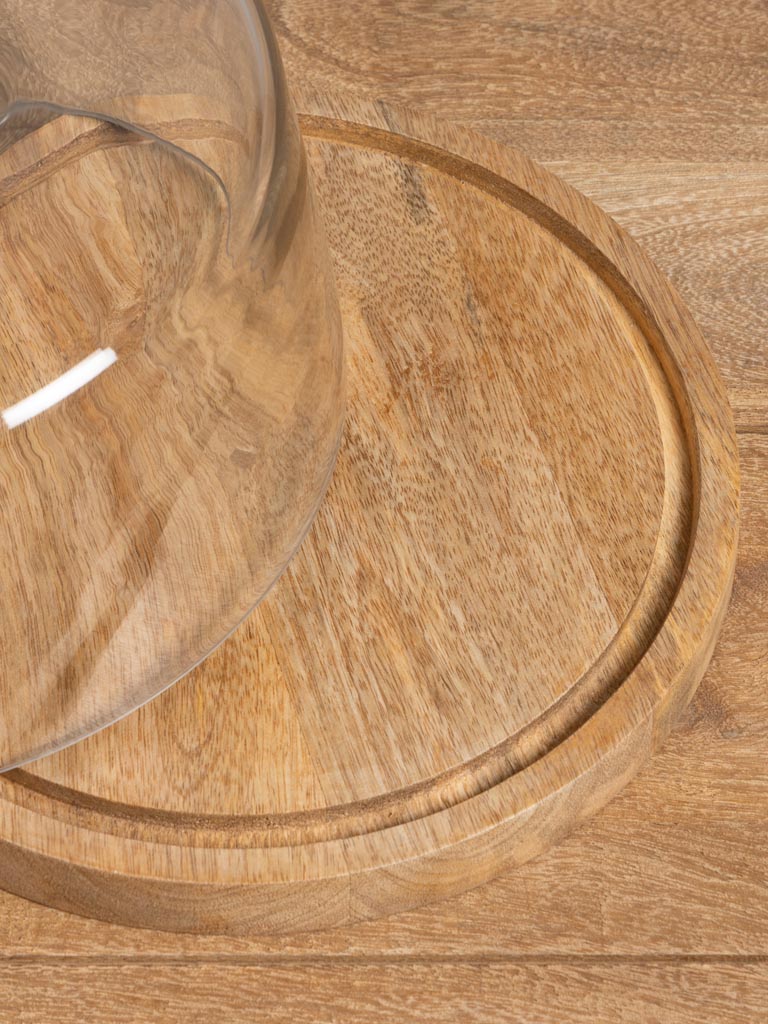Round tray with glass cover Artisan - 5