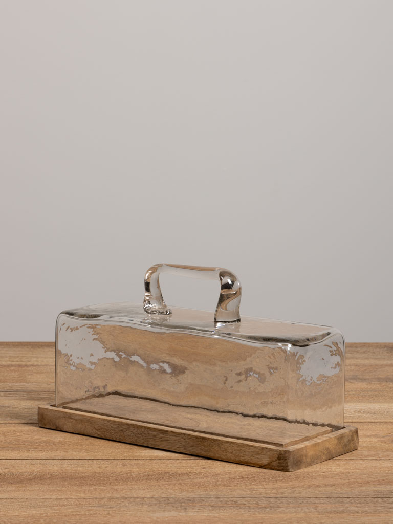 Cake tray with glass cover Artisan - 1