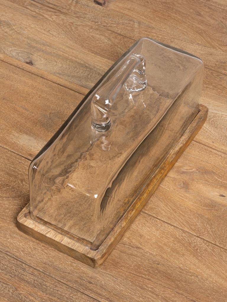 Cake tray with glass cover - 4