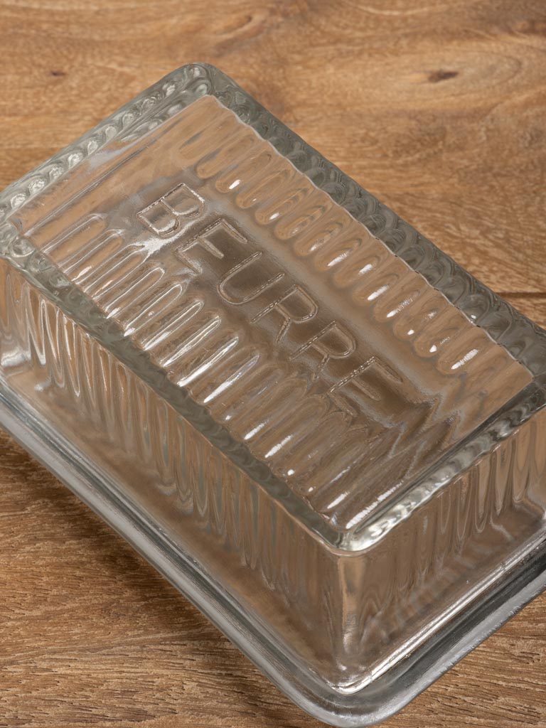 Glass butter dish Beurre - 5