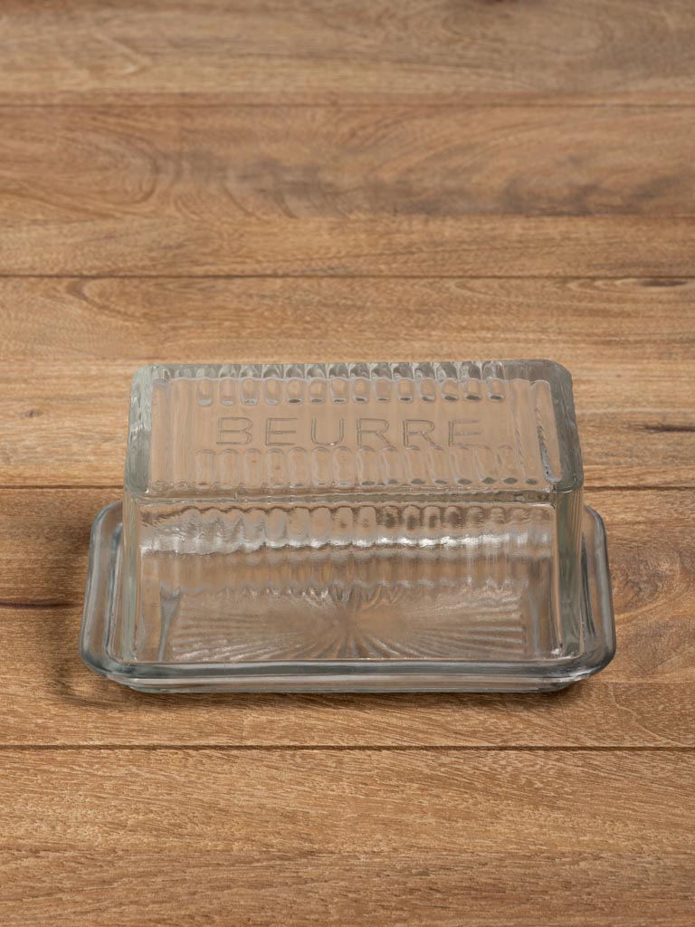 Glass butter dish Beurre - 6