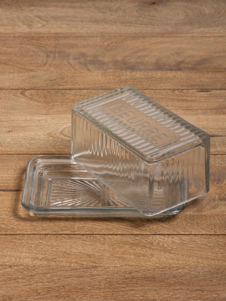 Glass butter dish Beurre - 9