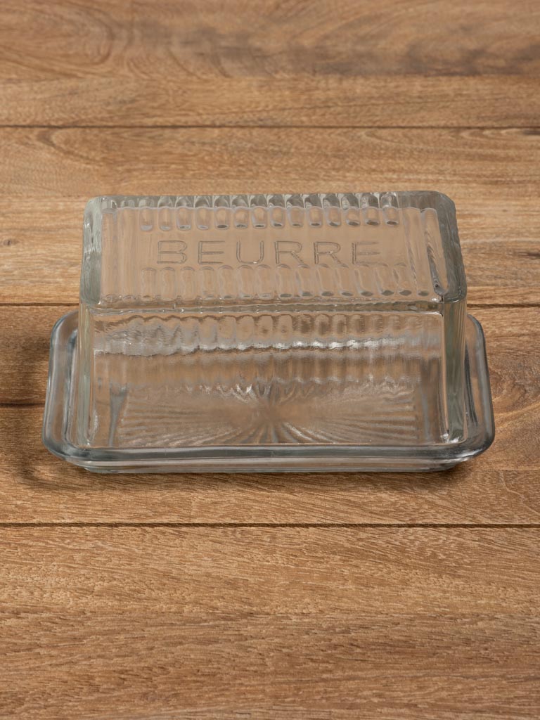 Glass butter dish Beurre - 2