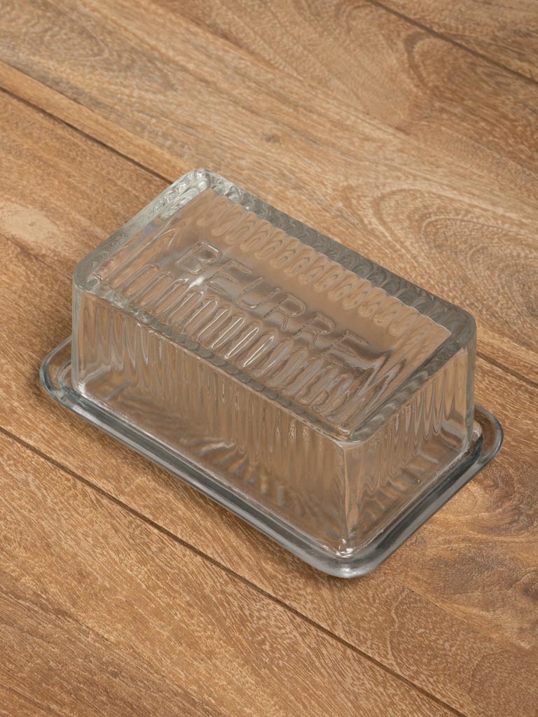 Glass butter dish Beurre - 8