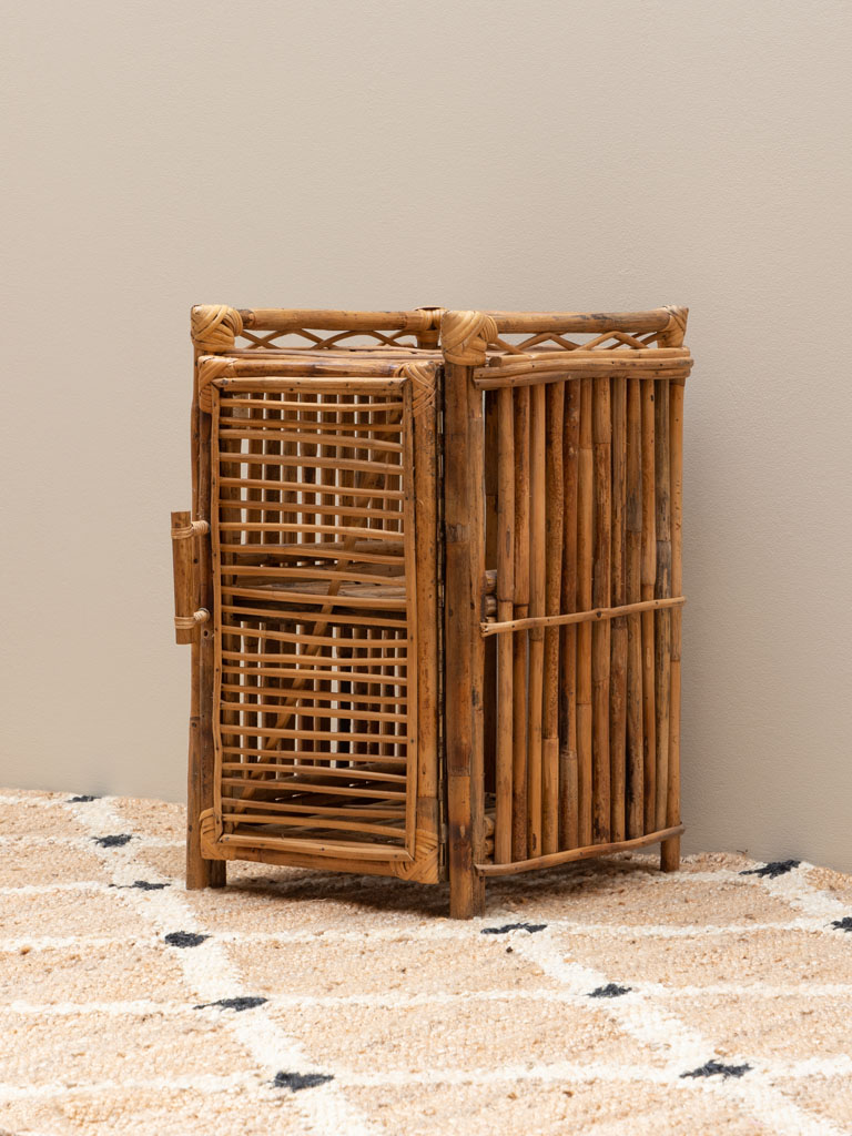 Bedside table in rattan Harmonie - 1