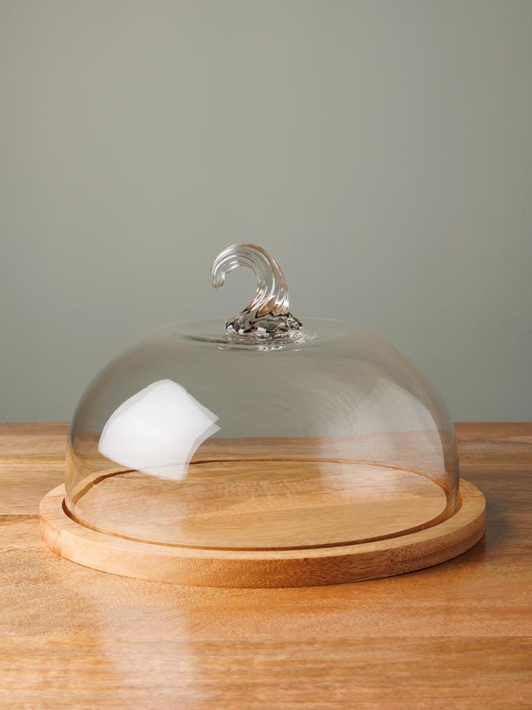 Tray with glass cover Pumkin - 1