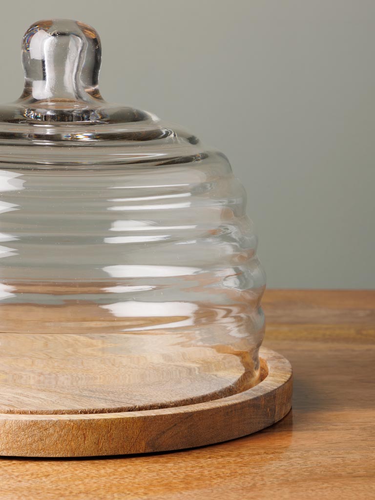 Tray with glass cover Bee - 3