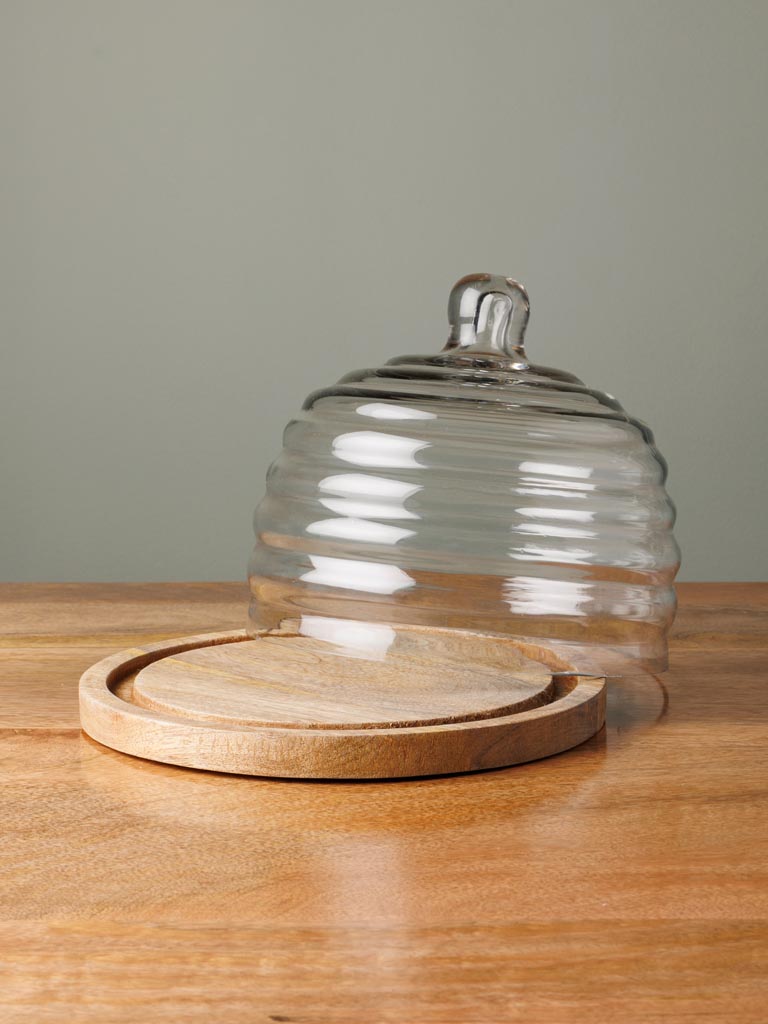 Tray with glass cover Bee - 4