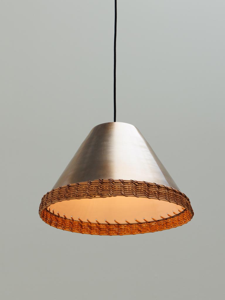 Golden hanging lamp Sabia - 1