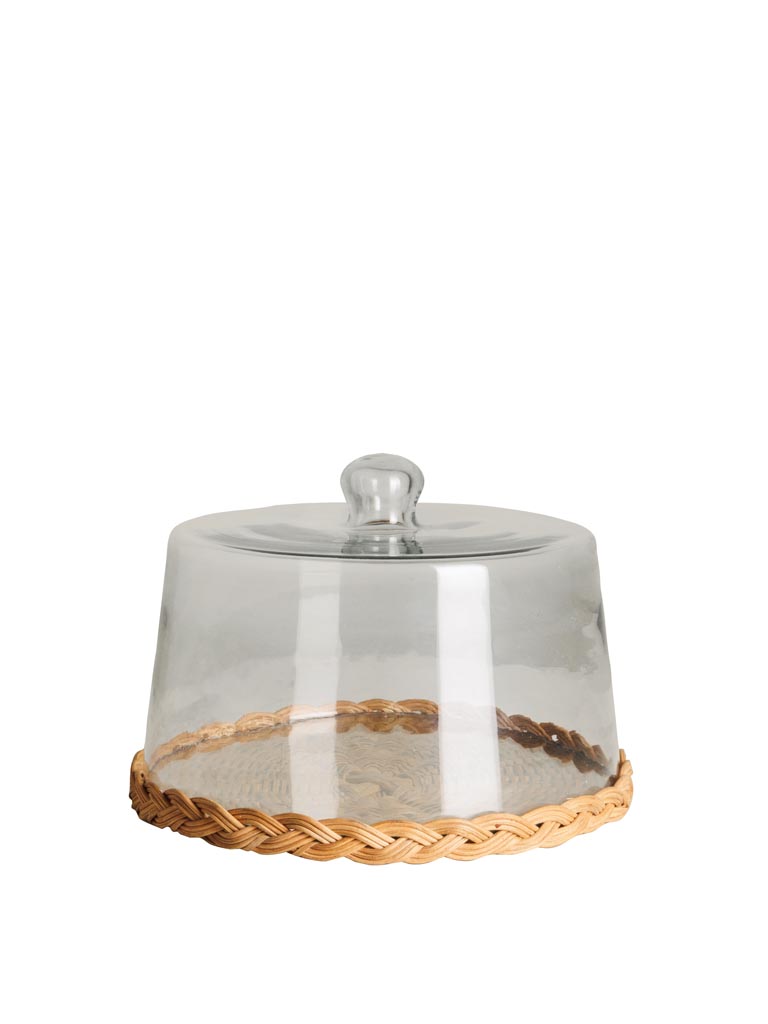 Round tray with glass cover Country - 2
