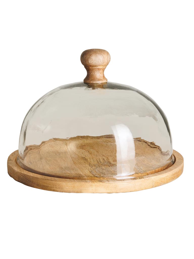 Round tray with glass cover Soledad - 2