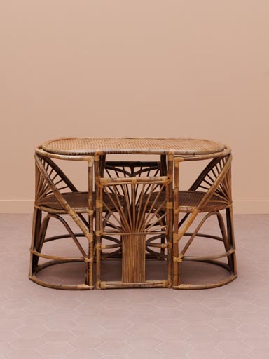 S/3 oval table & 2 chairs Trinidad