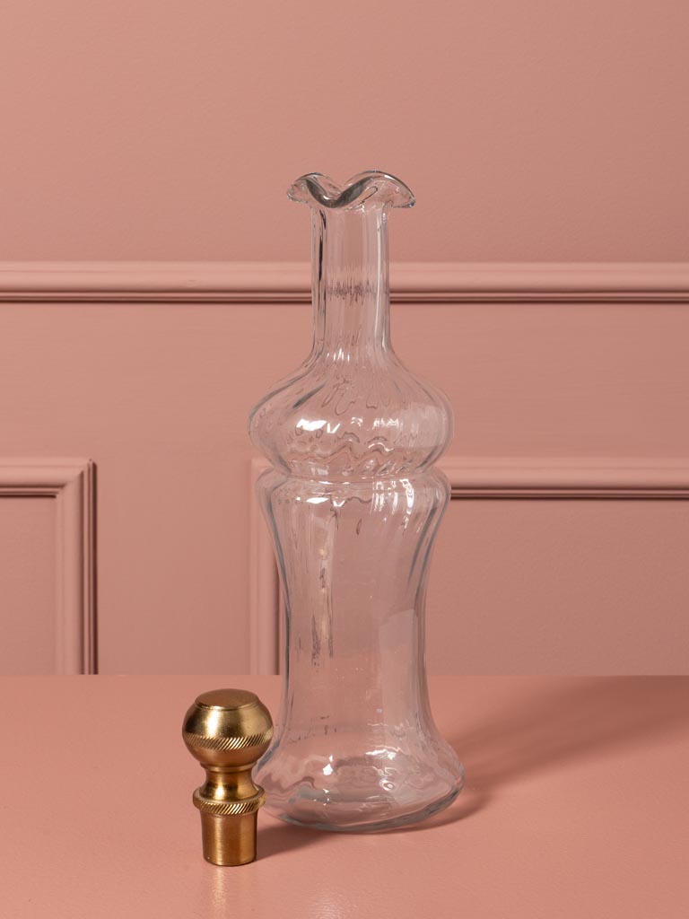 S/2 carafes bouchon doré Elégantes - 5