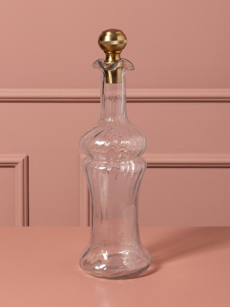 S/2 carafes bouchon doré Elégantes - 7