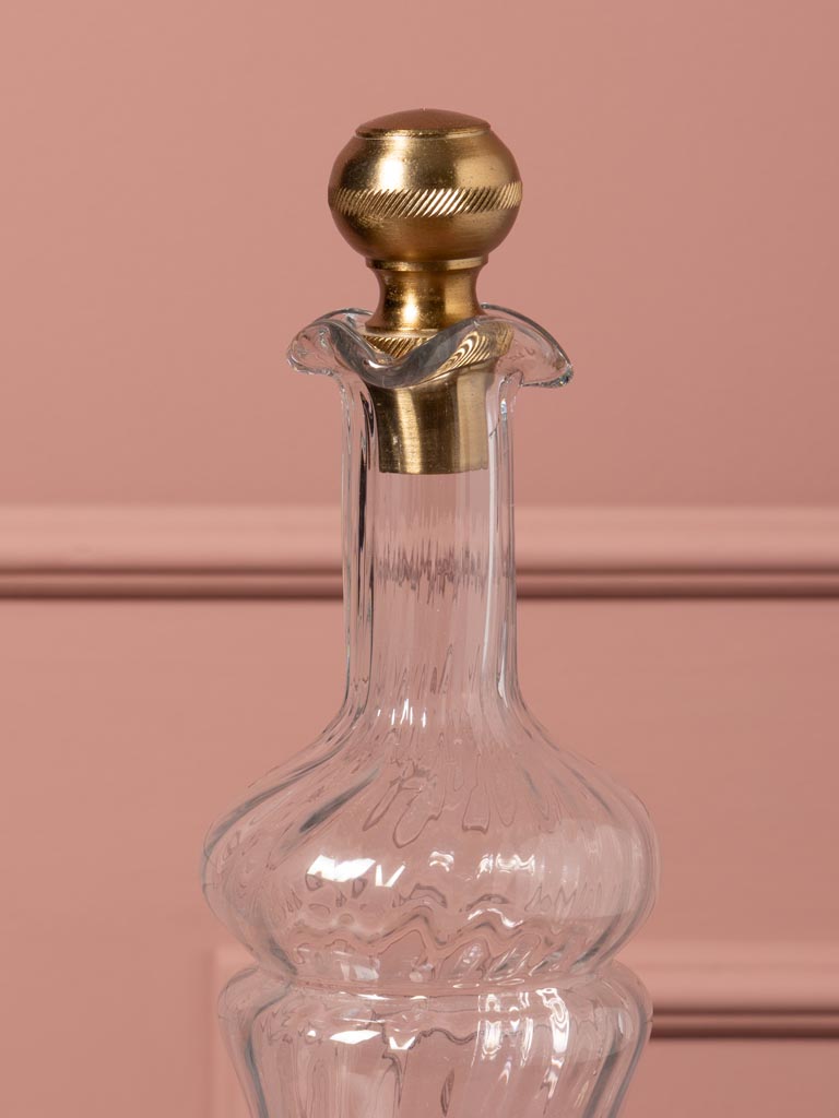 S/2 carafes bouchon doré Elégantes - 6