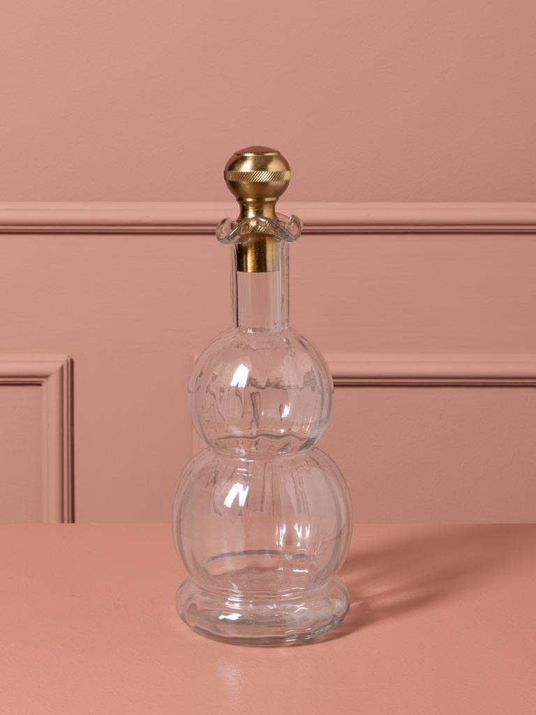 S/2 carafes bouchon doré Elégantes - 8