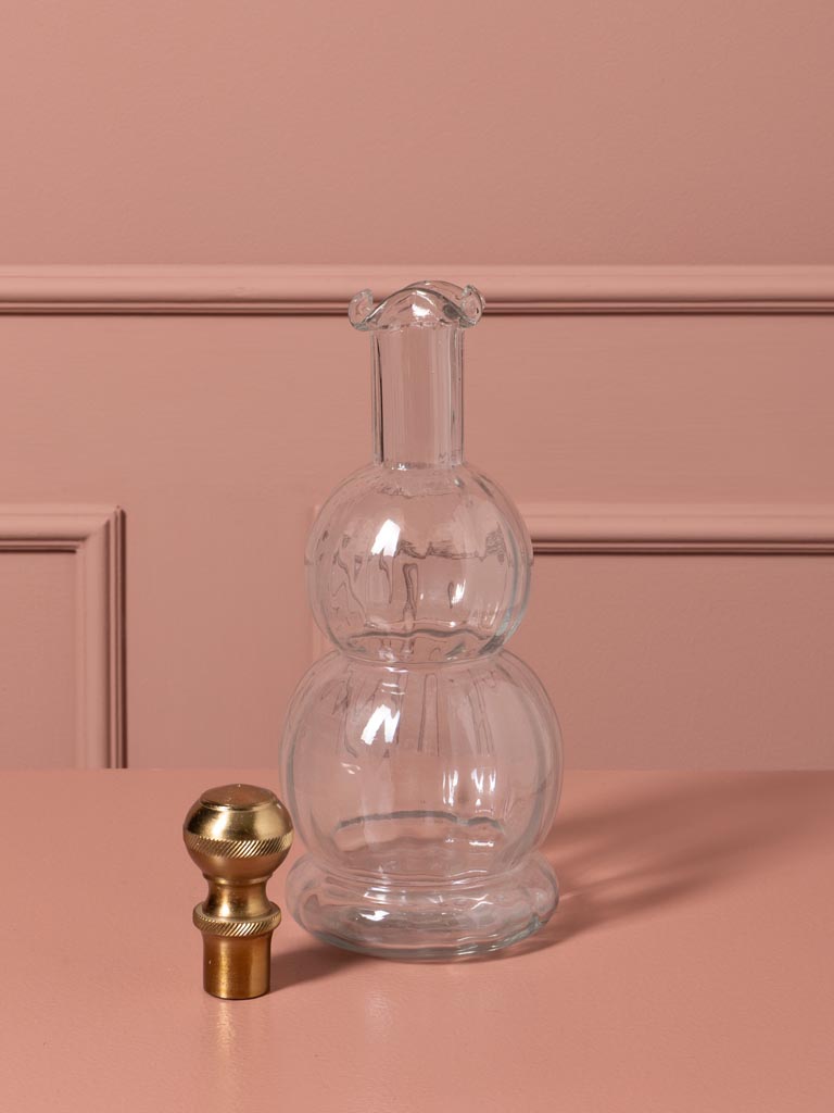 S/2 carafes bouchon doré Elégantes - 2