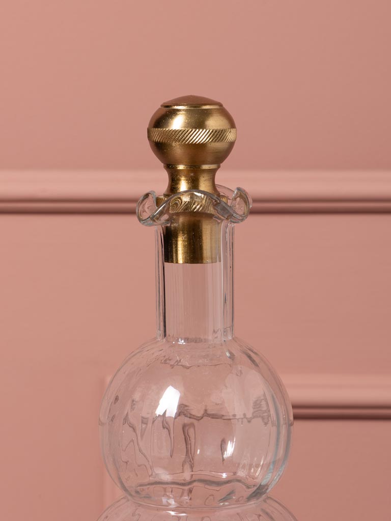 S/2 carafes bouchon doré Elégantes - 3