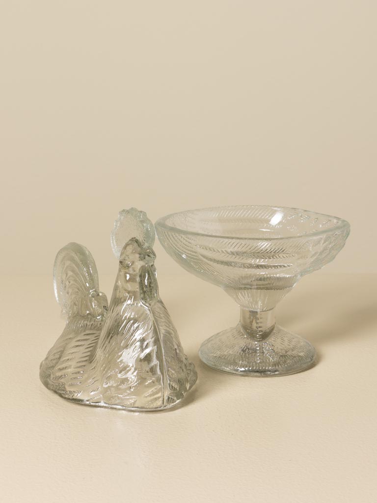 Bocal en verre coq - 3