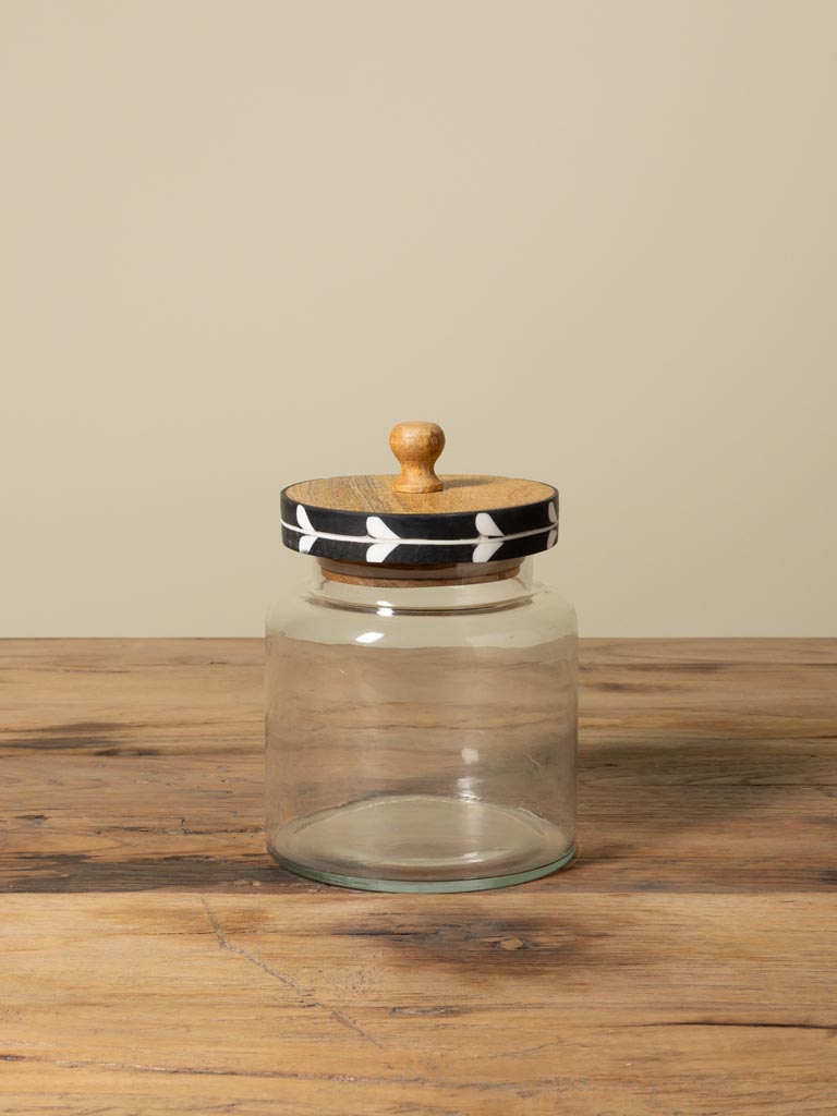 Small jar with black lid Sylve - 1