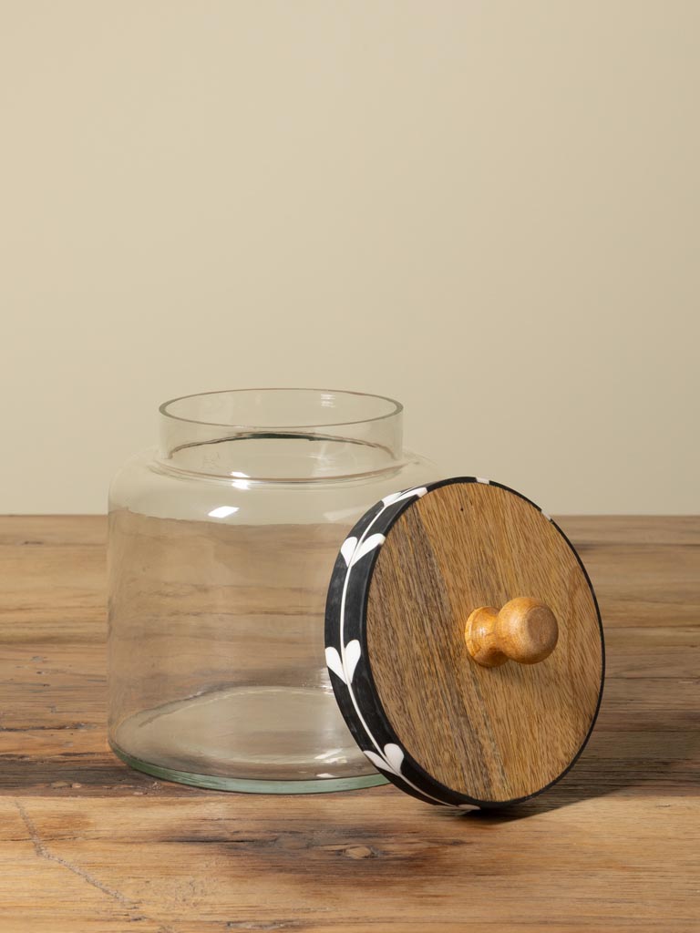 Small jar with black lid Sylve - 3
