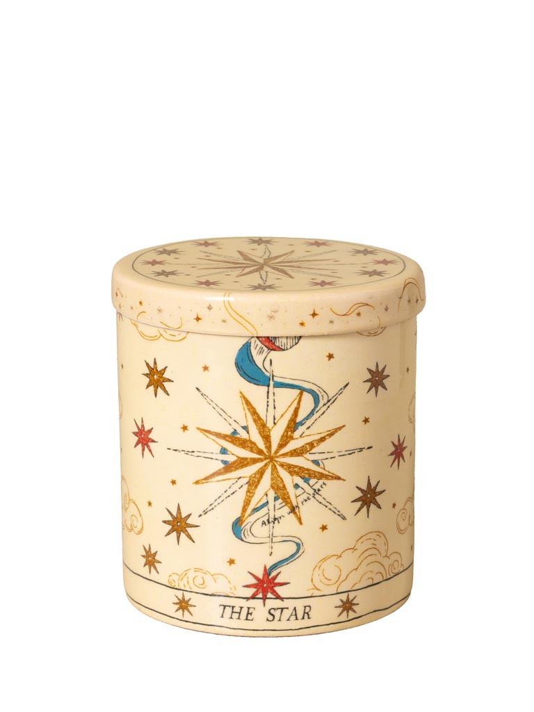 Bougie métal beige The Star - 2