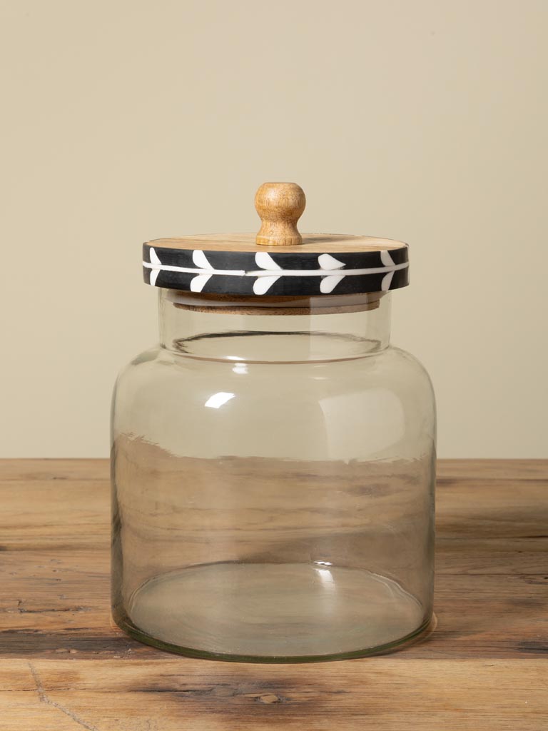 Large jar with black lid Sylve - 1