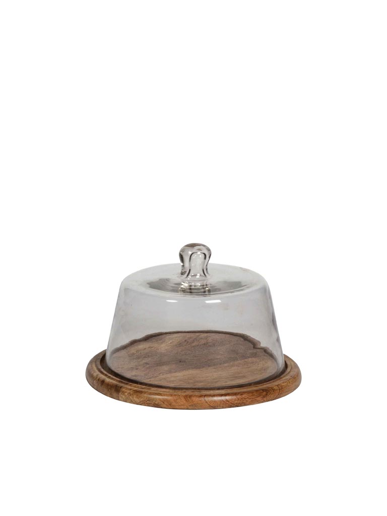 Wooden tray with glass cover - 2