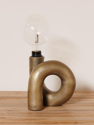 Table lamp U-turn