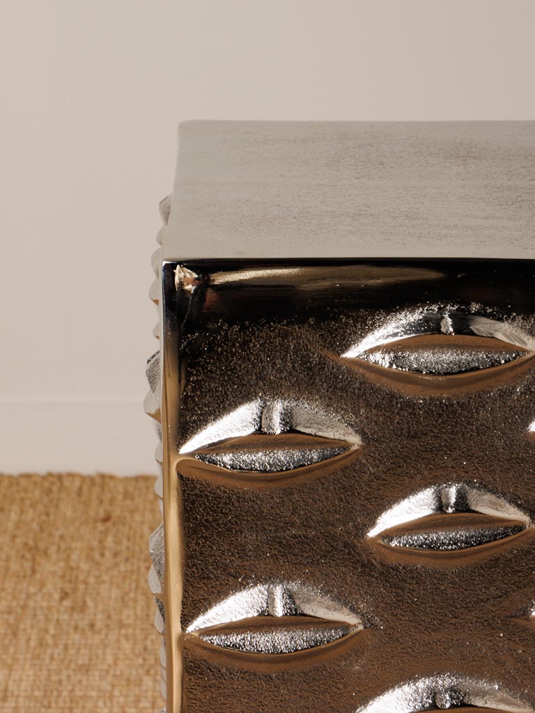 Silver side table Salvador - 5