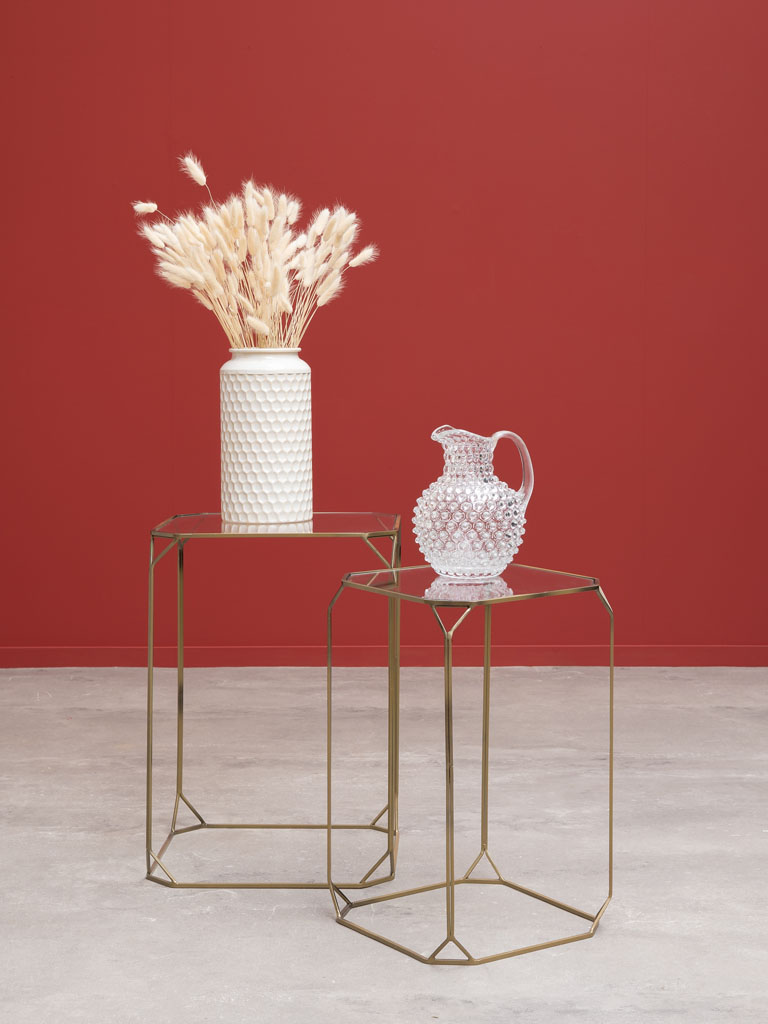 S/2 hexagon nesting tables Precious - 1