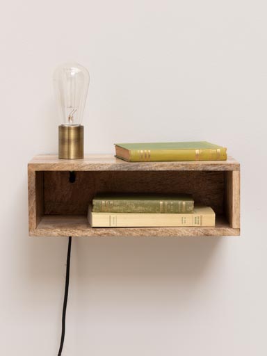 Wall light rack