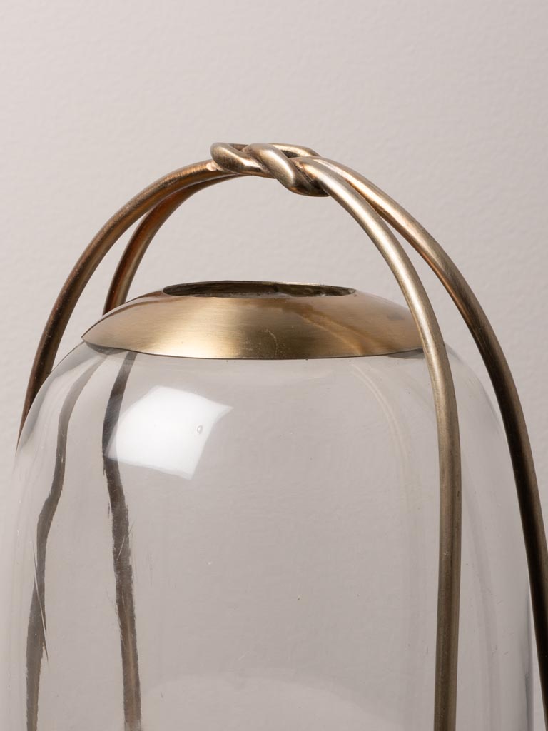 Cloche candle holder knot design - 5