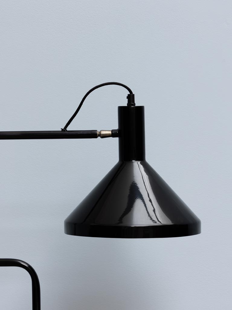 Lampe sur pied noire Baltimore - 3