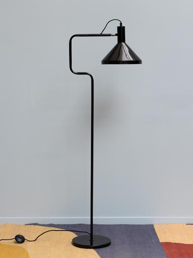 Lampe sur pied noire Baltimore