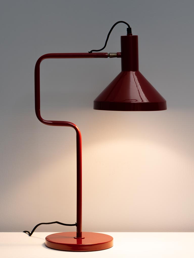 Lampe de bureau rouge Baltimore - 5