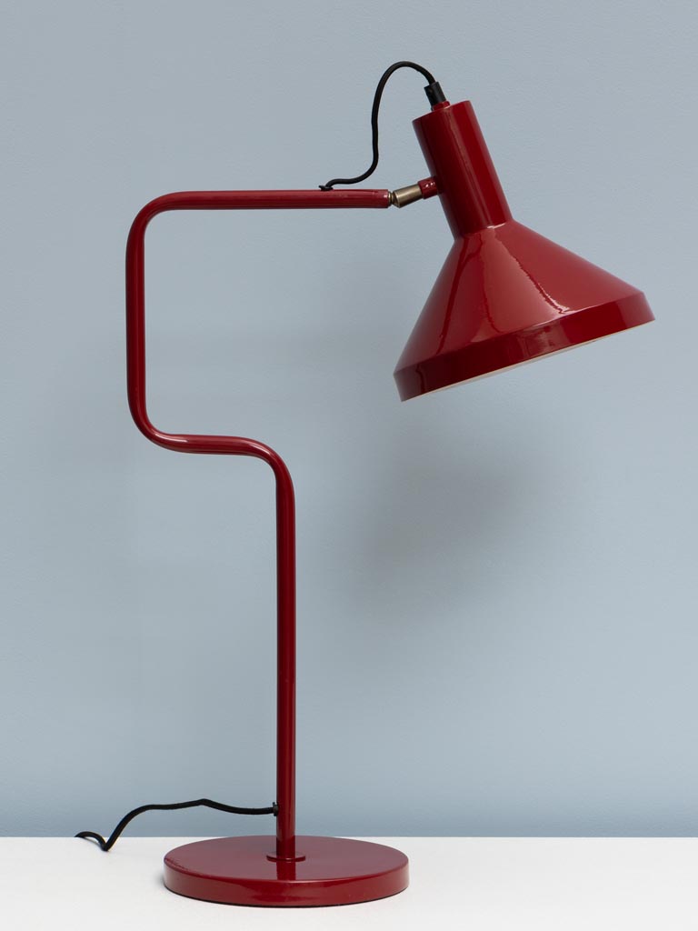 Lampe de bureau rouge Baltimore - 7