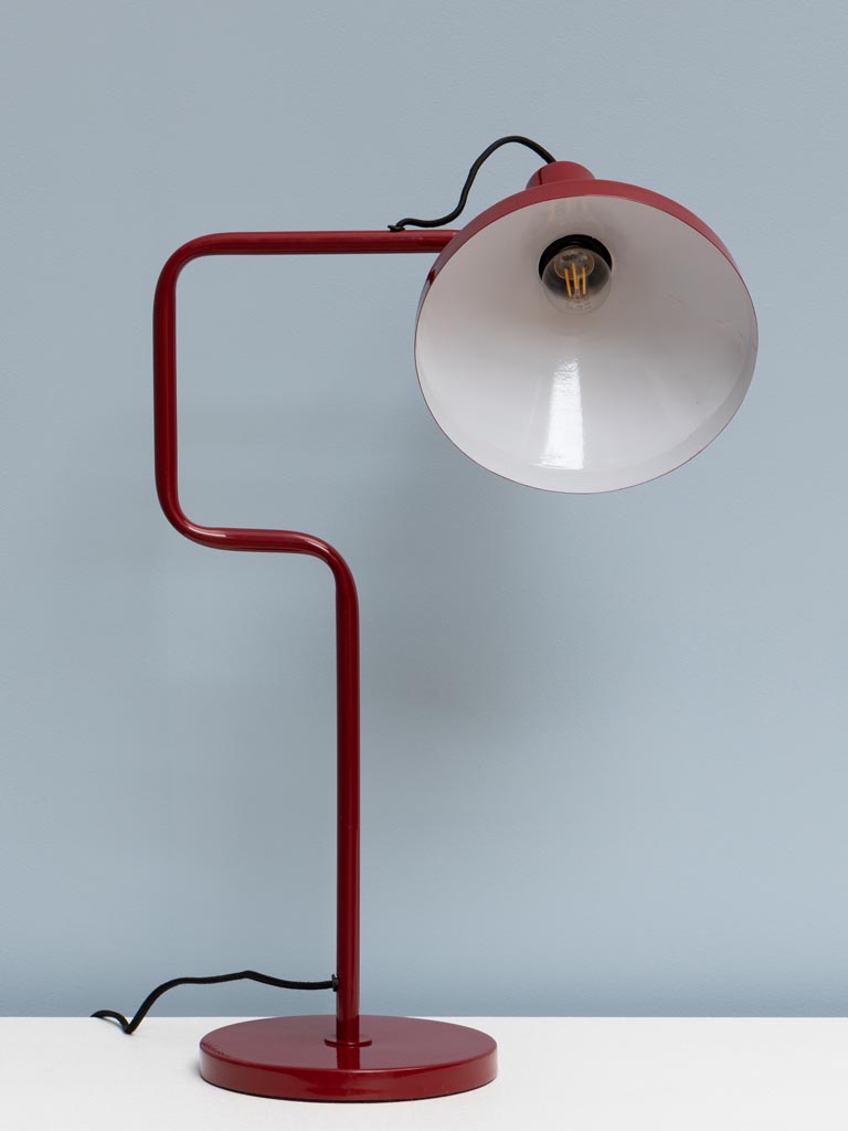 Lampe de bureau rouge Baltimore - 6