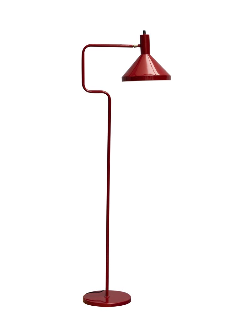 Lampe sur pied rouge Baltimore - 4