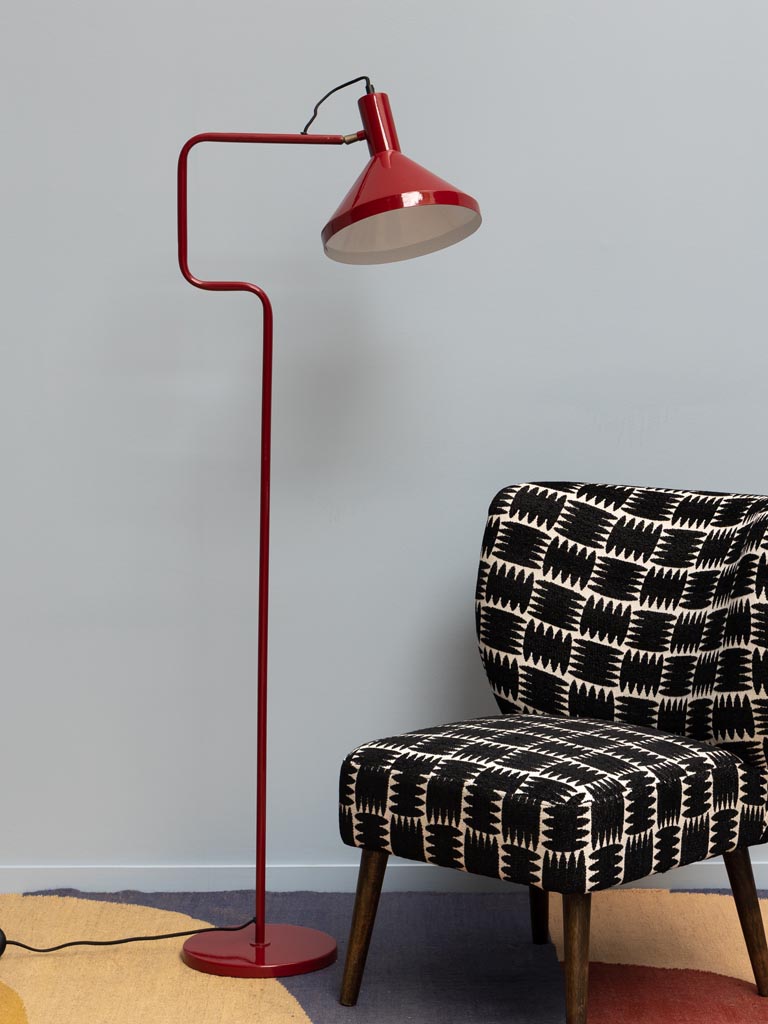 Red floor lamp Baltimore - 7