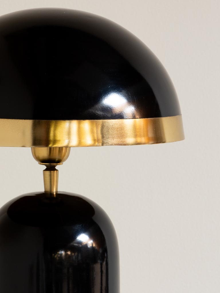 Black table lamp Novar - 3