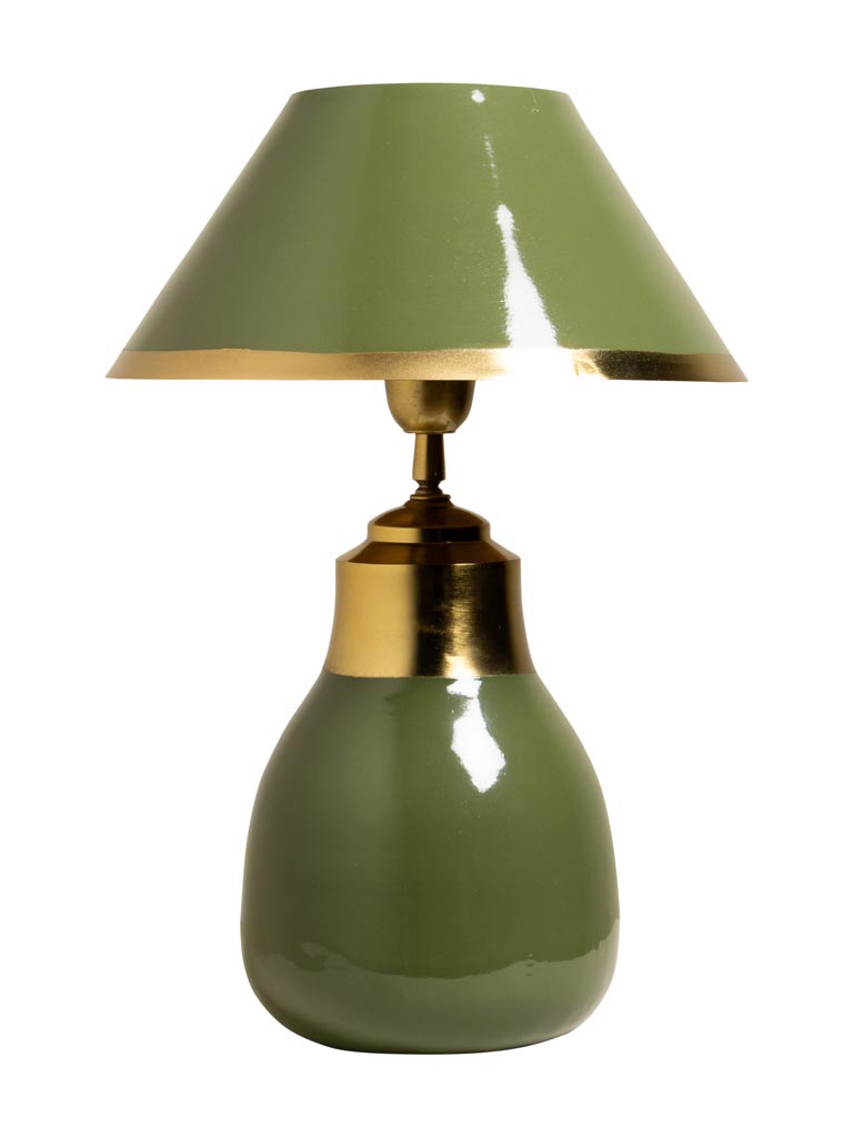Green table lamp Olivera - 2