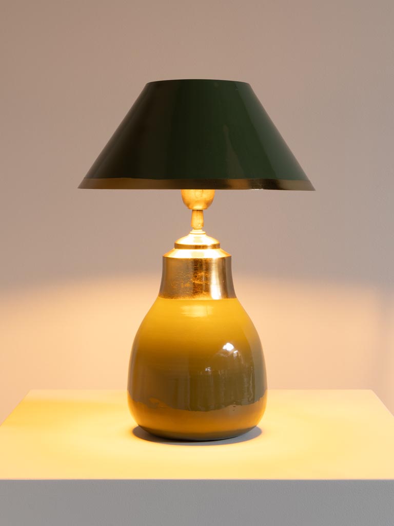 Green table lamp Olivera - 4
