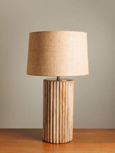 Lampe à poser manguier strié Ripa