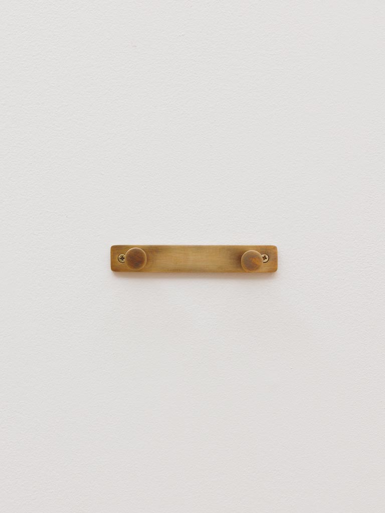 Wall coat rack 2 hooks Moderna - 1