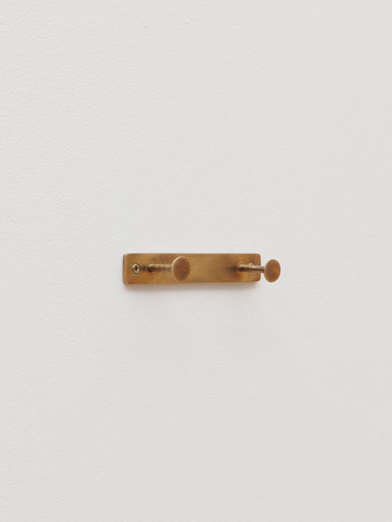 Wall coat rack 2 hooks Moderna - 3