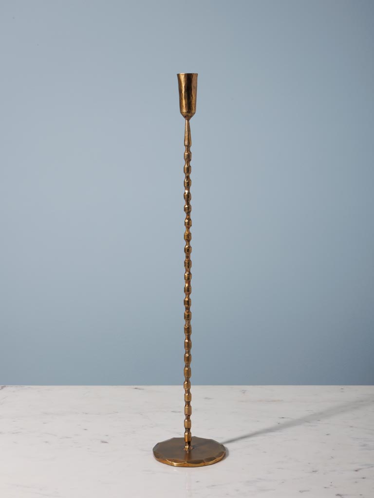 Large hand forged candlestick Cyprus - 3
