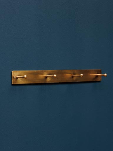 Wall coat rack 4 hooks Easy
