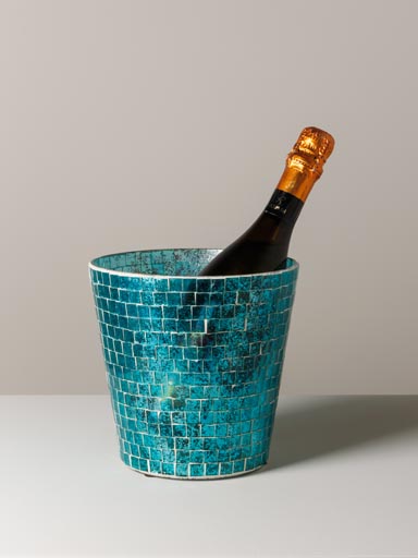 Mosaic ice bucket
